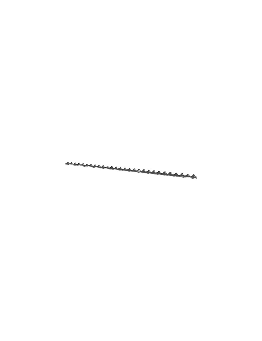 Barre dentelé 40x8x2500