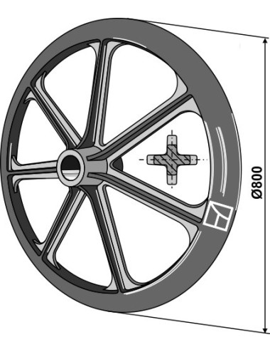 Roue packer - Ø800