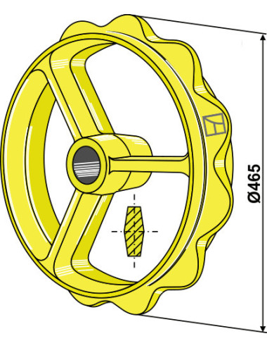 Roue cambridge - Ø470mm