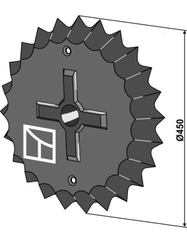 Roue dentée - Ø450mm