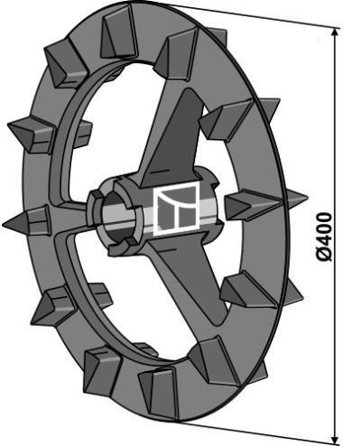 Roue crosskill - Ø400mm