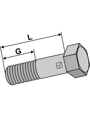 Boulon à tête hexagonale...