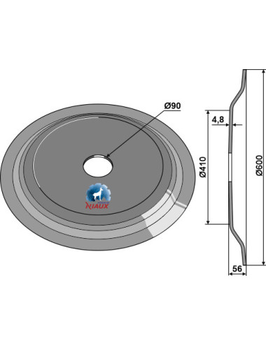 Roue-DD Ø600x4,8