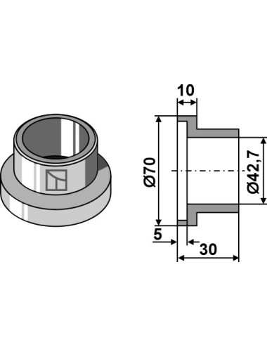 Bague de fixation