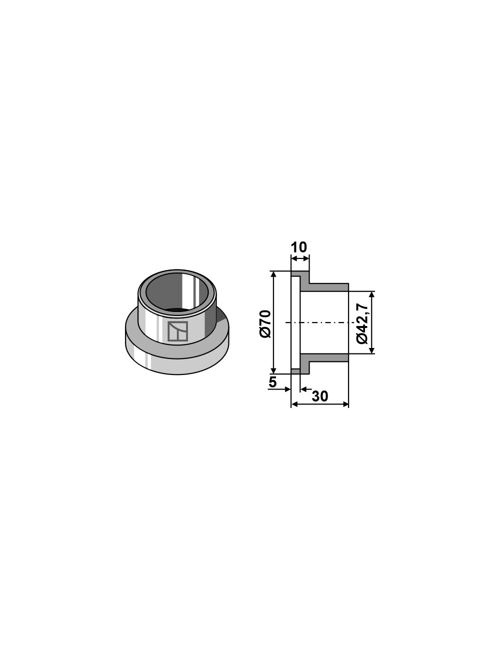Bague de fixation