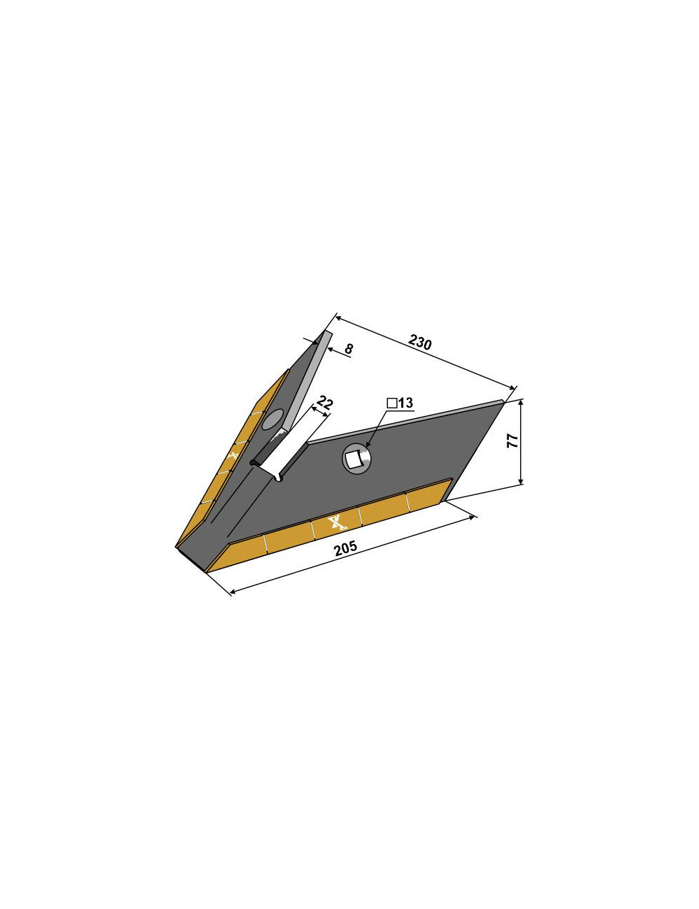 Aileron Hi Lift - Carbure