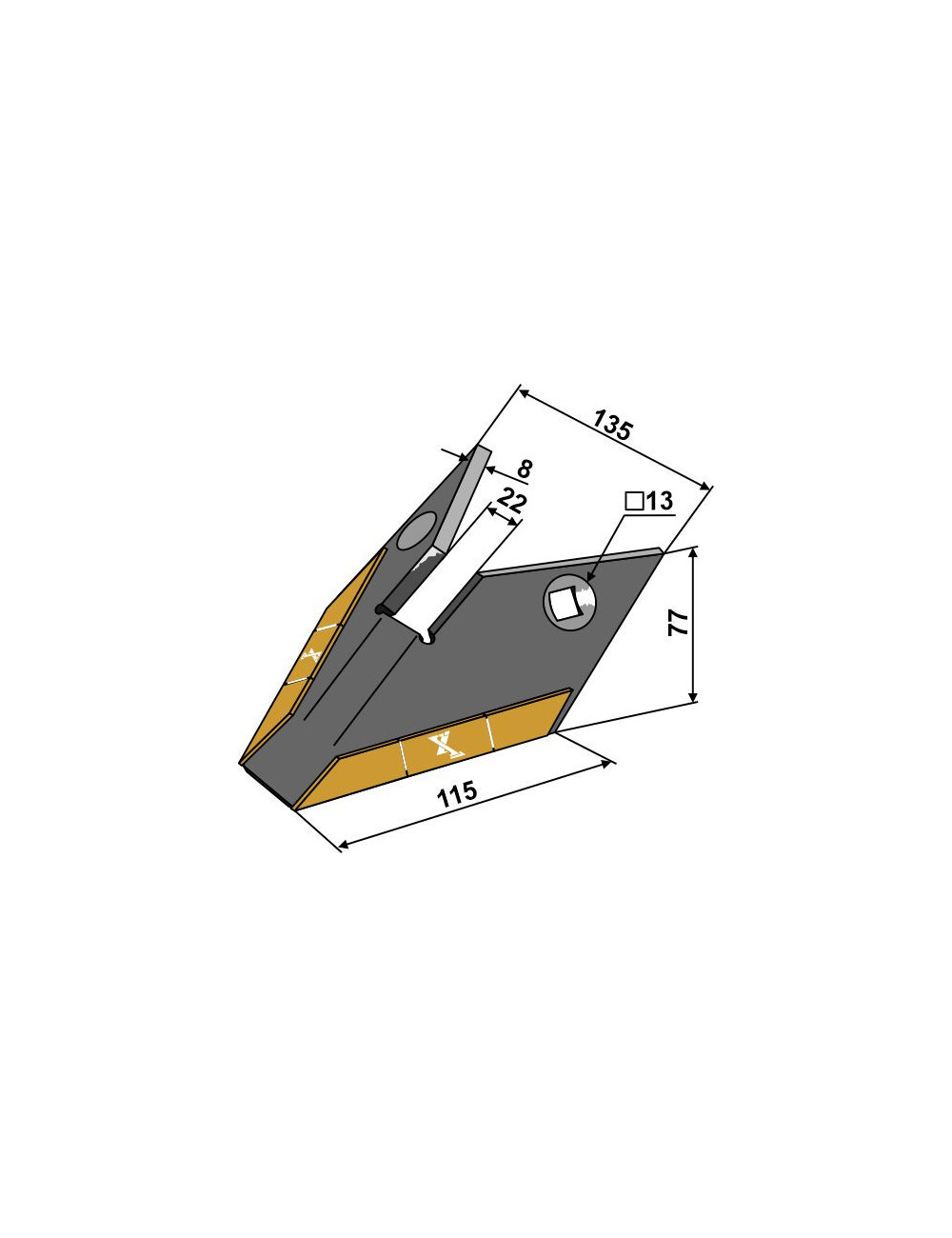 Aileron Hi Lift - Carbure