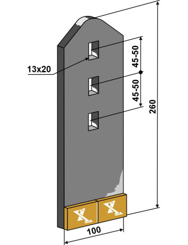 Pièce d'usure - Carbure