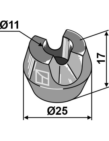 Piéce de serrage