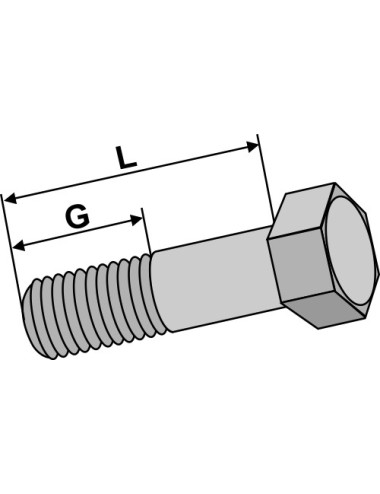 Boulon à tête hexagonale...