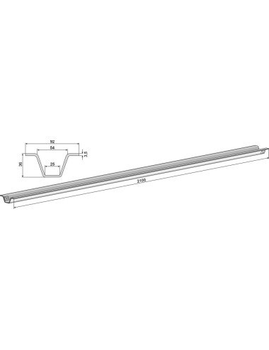 Rail-guide pour chaîne