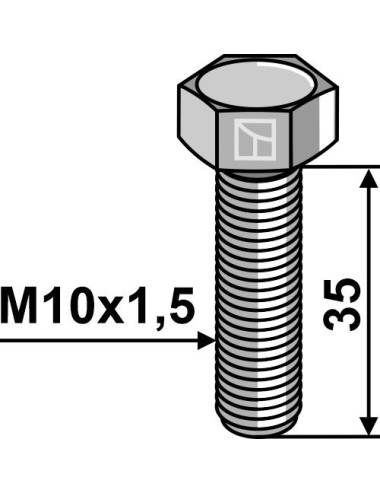 Boulon à tête hexagonale...